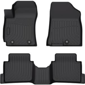 Cartist Floor Mats for Hyundai Kona 2024 2025 2026 (No Electric Model), All Weather Floor Mat Kona for Accessories, Heavy Duty Car Mats, Car Accessories