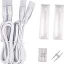 Shine Decor Connector and Connecting Wires for 7x14.5mm and 8x16mm LED Neon Rope Light