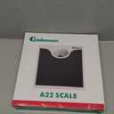 Adamson A22 Bathroom Scale for Body Weight - Up to 260 LB - Anti-Skid Rubber Surface - Analog Bathroom Weight Scales (Black)