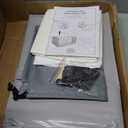 Dog Litter Box, Puppy Pee Pad Holder Foldable, Small Indoor Dog Potty Tray for Puppy, High Walls, Seamless, No Assembly, Waterproof, Easy to Clean, No Spill,Portable for Travel, Size: Small for Dog＜ 15" Length