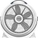 Lasko WINDMACHINE 20" High Velocity Floor Fan with 3 Speeds, 360 Directional Airflow, Portable Air Circulator Fan for Home, Garage & Workshop, Fully Assembled, Gray, 3301