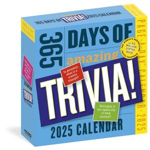 365 Days of Amazing Trivia Page-A-Day Calendar 2025: The World's Bestselling Trivia Calendar