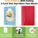 3 x First Holy Communion Prayer Card, Catholic Communion Gift for Boys and Girls, Blue Chalice Design