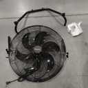 Taurus FLASH 20 Industrial Floor Fan | High Velocity Metal Grill Fan with Aerodynamic Plastic Blades | Powerful Quiet Air Circulator for Garage, Patio, Gym or Workshop, Adjustable Tilt