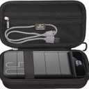 Aproca Case Compatible with Morfec Power Bank Fast Charging 50000mAh 22.5W Portable Charger, Portable Hard Storage Bag for Accessories (Case Only)