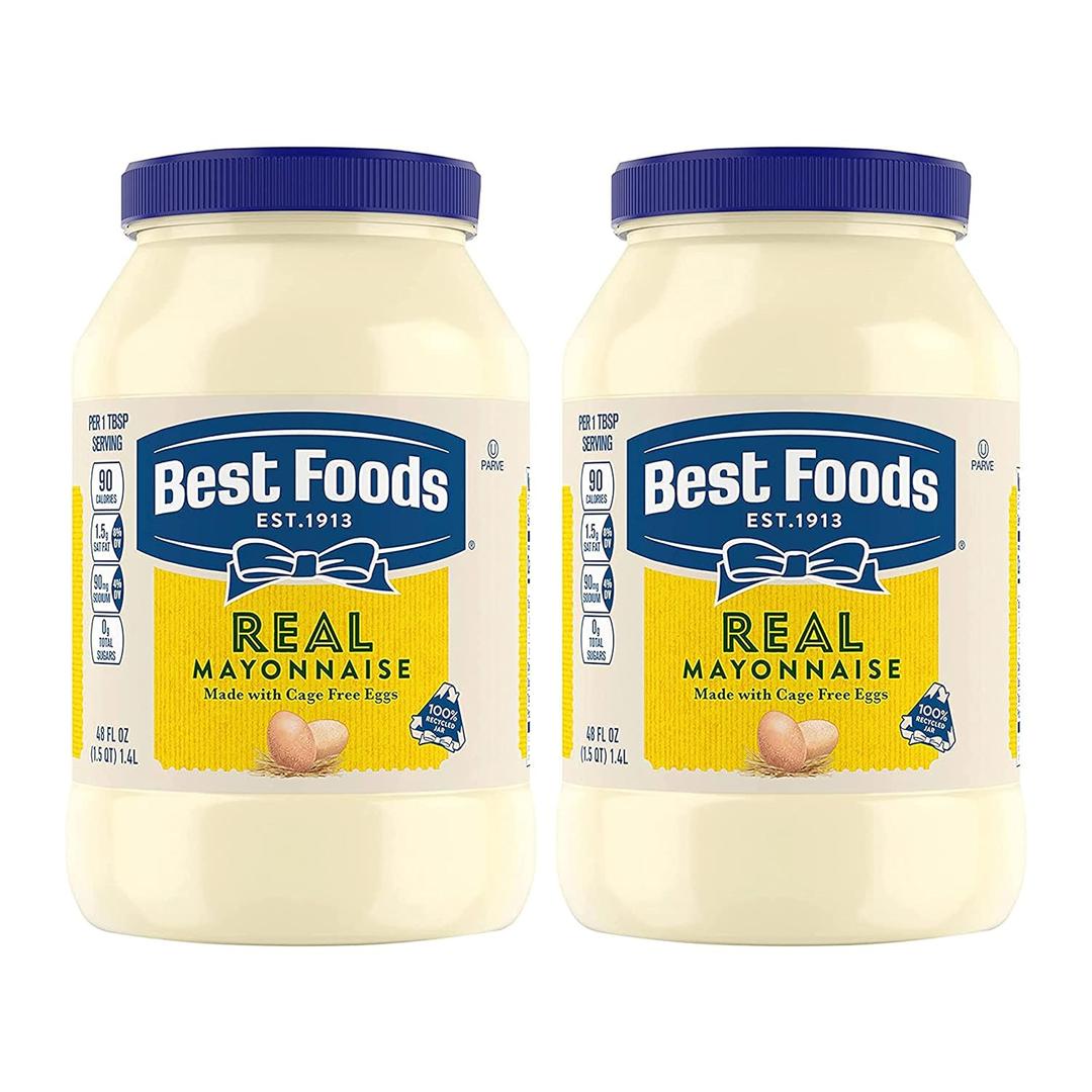 Best Foods Real Mayonnaise Gluten Free 48 oz. Twin Pack, Best By Aug 2025