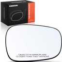 A-Premium Car Rearview Right Passenger Side Heated Mirror Glass with Backing Plate - Compatible with BMW X3 2011 2012 2013 2014 2015 - Exterior Side View Convex Mirror, Replace # 51162991662