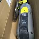 Shark VACMOP Cordless Hard Floor Cleaner, Vacuum and Spray Mop, Powerful Suction, Lightweight, LED Headlights, Includes 4 Disposable Pads, 12oz Multi-Surface Cleaning Solution, Gray, VM252