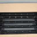 IRIS USA 5-Shelf Light Duty Plastic Storage Shelves, 250lb Capacity, 64" H x 24" W x 12" D, Medium Modular Shelving Unit Storage Organizer for Bathroom, Laundry, Garage & Home, Storage Rack - Black, 5 Tier | 12"D x 24"W x 64"H