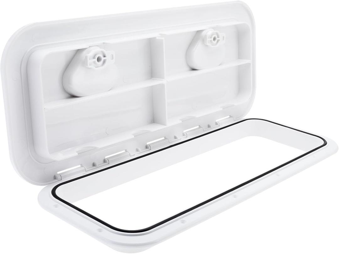 NovelBee Marine Deck Access Hatch,Boat Hatch Lid 23.9" x 9.5" for Marine Caravan RV