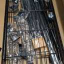 P1 Rolling Clothes Rack, Portable Wardrobe Closet with Wheels, Heavy-Duty Closet Clothing Rack for Hanging Clothes, 35.5" W x 15.7" D x 80.5" H, Hold 500lbs, Black