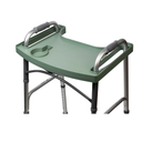 Sigo Green Walker Tray for Rolling Folding Walker, Tray Table with Cup Holder for Standard Walkers Seniors, Detachable Non Slip TV Accessories Basket Holding Plate Cups Clip On Small Bag Carrier, Green