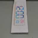 JALL 16.2" Large Digital Wall Clock with Seconds, Bluetooth Sync, Alarm Big LED, RGB Color, DST Temperature for Classroom Bedroom Garage Gym, Mount, Xmas, Birthday Gift for Aged Elderly Mother Father