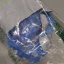 Lanyani 200pcs Glass Mosaic Tiles - Mixed Colorful Shapes: Square, Rectangle, Diamond, Triangle - Ocean Blue