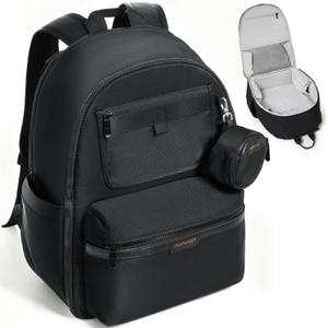 Momcozy GoEase Diaper Bag - Stylish, Durable & Waterproof Baby Bag with Multi-Pockets, Laptop Compartment, Changing Pad & Stroller Straps, Travel Baby Essentials for Moms,Dads,Work, Maternity