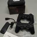 Retro Game Console, Retro Gaming Console, Wireless Retro Game Console, Plug & Play Video TV with 25200+ Built-in Games, 4K HDMI Output, and 2.4GHz Wireless Controller, 9 Classic Emulators (Black)