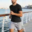 MAGCOMSEN Men's Short Sleeve UPF 50+ T-Shirt Quick Dry Workout Athletic Running Swim Tops Tee Rash Guard Performance Shirts