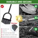 DIIG Manual Lawn Edger Tool with Long Handle, 8.5 Inch Steel Blade, Wide Foot Plate for Garden Edging, Lawn and Landscaping