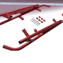 WRLWYRev Up Your Can Am Maverick X3: Red Rock Sliders with Tree Kickers - OEM Style, Fits 2-Door Models 2017-2022 - Replacement for OEM #715003438 and #715002963"