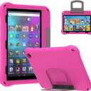 New11inch Tablet Case 2023, Ubearkk Shock-Proof Lightweight EVA Foam Protective Back Cover with Foldable Stand Holder Compatible with Latest 11 Tablet (2023 Release 13th Generation),Pink