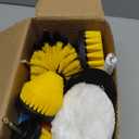 22 Pcs Drill Attachments Set, Scrub Pads & Sponge & Wire Brush, Power Scrubber with Extend Long Attachment, Drill Scrubber Brush Kit for Bathroom, Floor, Car, Grout