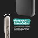 2 x TineeOwl for iPhone 17 Pro Max Magnetic Case, Camera Control Button, Compatible with MagSafe, TPU, Minimalist, Slim/Thin, Grippy - Dune Series (Stone, iPhone 17 Pro Max)