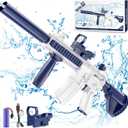 Dolanus Electric Water Gun for Kids Adults - Automatic Squirt Gun with up to 32 Ft Long Range, Summer Outdoor Beach Swimming Pool Party Toys, Gift for Kids Age 8 9 10 11 12 Years Old Boys - Blue