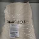 TOPDesign 24-Pack Economical 16"x15" Cotton Tote Bags, Lightweight Medium Reusable Grocery Shopping Cloth Bags, Suitable for DIY, Advertising, Promotion, Gift, Activity (Beige)