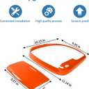 for Durango Overhead Console Panel Dome Light Cover Trim for Charger/Durango/300C 2011-Present Orange Interior Accessories 2pcs