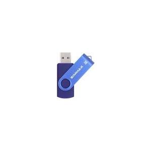 SIMMAX 32GB Memory Stick USB 2.0 Flash Drives Swivel Thumb Drive Pen Drive (32GB Blue )