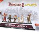 Dungeons & Lasers NPC DND Miniatures Pack - 68 Figurines with Scenic Bases for 5E Compatible Tabletop RPG Games - 28MM Unpainted and Unassembled - for Ages 14 Years +