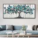 Large Black and White Wall Art, Modern Paintings Gold Abstract Graffiti Canvas Artwork Wall Pictures for Living Room Bedroom Dining Room Home Office Decor 24x48 In