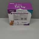 ORSDA Cat Toy, 3-in-1 Automatic Interactive Electronic Moving Ambush Feather, Fluttering Butterfly, Track Balls, USB Rechargeable Powered Smart Indoor Exercise Kicker (White)