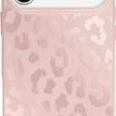 SCORPIFY for iPhone 17 Pro Case [Compatible with MagSafe] with Matte Nude Leopard Cheetah Print Design, Cute Magnetic Phone Cover for Women Girls, Beige Neutral Aesthetic, Cream Slim Bumper