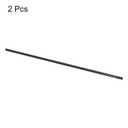 uxcell 2Pcs Carbon Fiber Tubes 6 x 8 x 420mm Plain Weave Glossy Surface Rod 3K Roll Wrapped Carbon Round Tubing for RC Airplane Quadcopter Multicopter