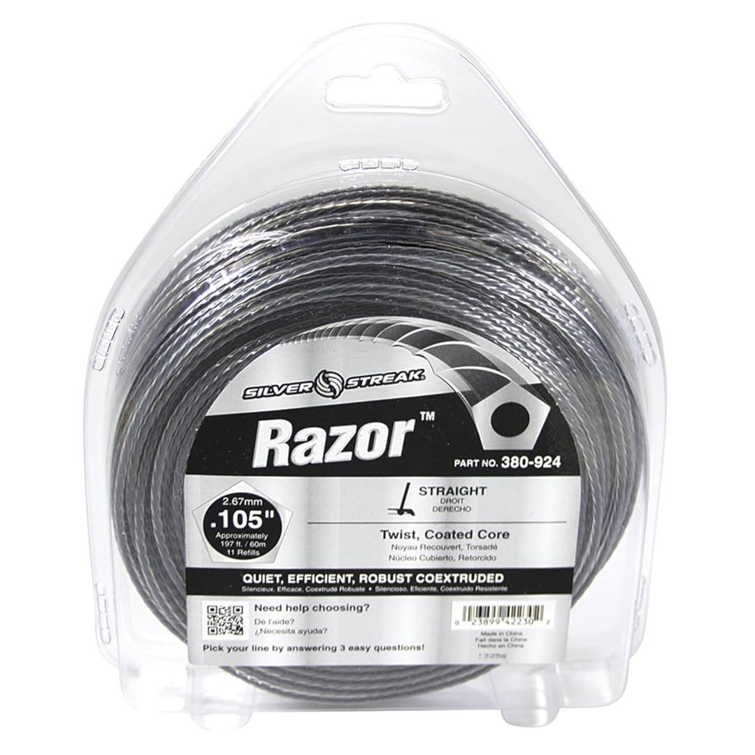 Stens 380-924 Silver Streak Razor Trimmer Line.105 1 lb. Donut, ea, 1