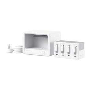 12-in-1 Desktop Charging Station with 4 Retractable Wall Chargers, 40W USB-C Power Strip with 4 AC, 4 USB C, 4 Type-C 31.5in Cables, Extension Cord with 1020J Surge Protection for Home Office