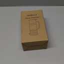 Glass Honey Dispenser No Drip, Maple Syrup Dispenser for Coffee, Tea, Pancake, Black (9 OZ, 1 Pack) U7