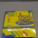 MAGBLOCK 90PCS Magnetic Building Sticks Toy Building Blocks Gift for Boys and Girls, Magnet Sticks Balls and Rods Sets, Sensory Montessori Toys for Preschool Toddlers Kids