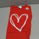 Girls Heart for Women Valentines Day Graphic T-Shirt, Size XS