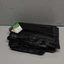 Kitsure Magnetic Screen Door - 32.0 x 80.0'' Retractable Screen Door Mesh for Front Door or Sliding Door, Pet & Kid Friendly, Hands-Free Closure Keeps Bugs Out & Lets Breeze in, Stripe Black