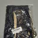 Women 2Pcs Lingerie Set Lace See-Through Sleeveless Camisoles High Waist Long Skirts with Chain Sleepwear (Black, M)