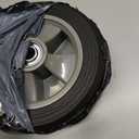 2 Pack 8 Inch Solid Rubber Replacement Wheels, Flat Free Hand Truck Tires with 5/8" Axle, Hand Truck Replacement Wheels for Cart, Wagons, Wheelbarrow, Dolly, Trolley, 330 lbs Max Load