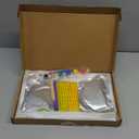 KeaBabies Baby Hand and Footprint Kit - Clay Handprint Keepsake Frame, Newborn Nursery Picture Frame, Personalized New Mom Gifts for Baby First Christmas Shower (Petal Pink) (Duo Frame, 13" x 7.8")