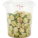 Cambro Food Storage Containers with Lids (BPA-Free) - 4 Quart - Food Grade Buckets with Lids (2 Pack) - For Dough Proofing and Brining (Translucent)