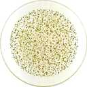 Red Pomegranate ISLA 7" Canape Plate Clear/Gold