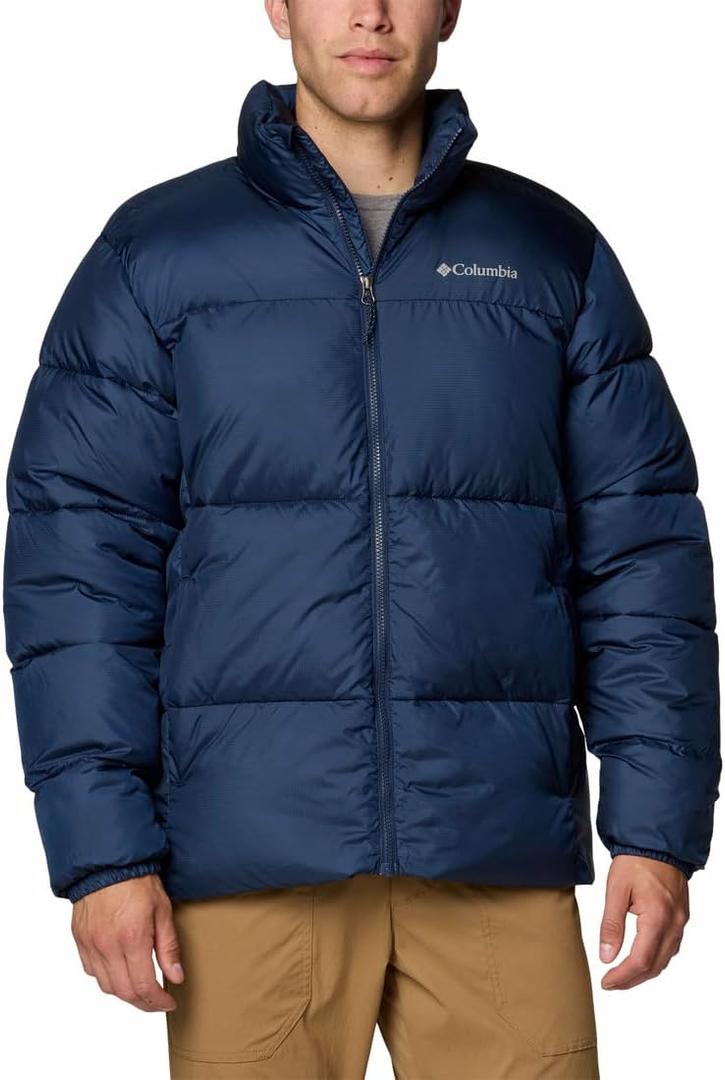 Columbia Men's Puffect III Jacket (Medium, Collegiate Navy)