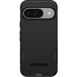OtterBox Google Pixel 9 & 9 Pro Commuter Series Case - Black, Ultra-Sleek, Wireless Charging Compatible, Raised Edges Protect Camera & Screen (Ships in Polybag)