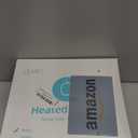 Dowin Heated Blanket Electric Blanket - Throw Size Waffle Fleece Heating Warming Blankets with Auto Shut Off for Couch Office Chair Bed Adults Fuzzy Cozy Machine Washable 50x60 Beige