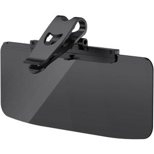 Sun Visor Extender for Cars, Polarized Anti Glare Sun Blocker & UV400 Protection, Adjustable Clip-On Extension for Car Visor, Universal Fit for Driver and Passenger Side (L)